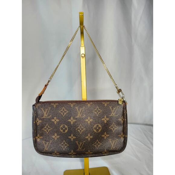 Louis Vuitton Monogram Pochette Accessoires Shoulder Bag VI0091 Y2K LV - Picture 1 of 14